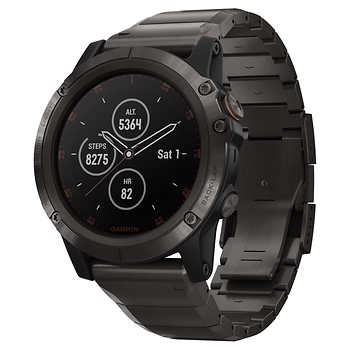 Garmin fenix 5X Plus Multisport GPS Watch with Golf Features