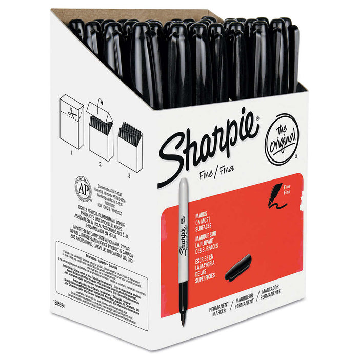 Sharpie Permanent Marker, Fine Point, 36-count