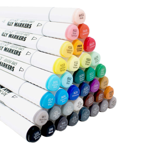 Art 101 36-count Illy Markers in Fabric Organizer