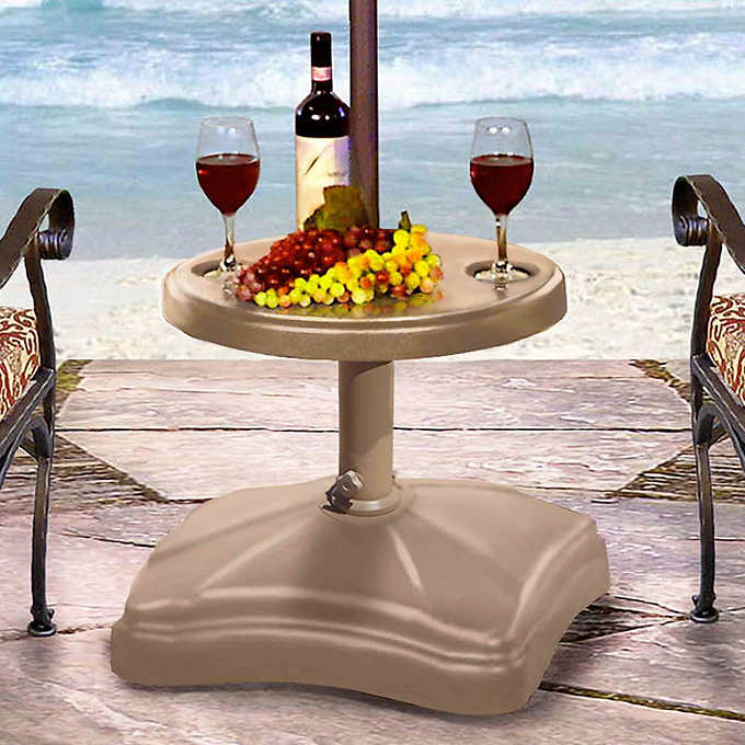 Shademobile Rolling Umbrella Base with Table