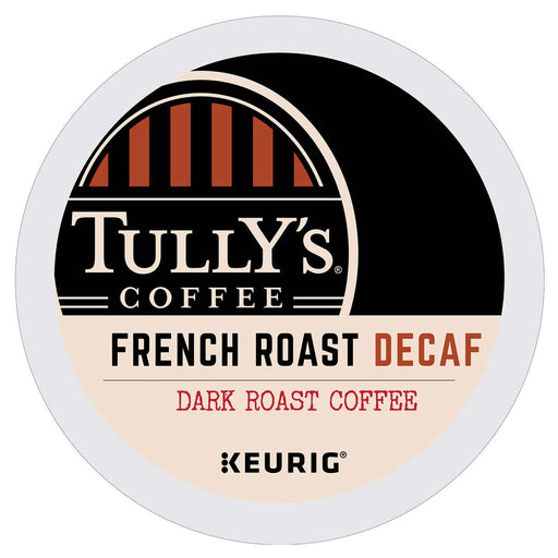 Tully's, French Roast Decaf, K-Cup Pods, 96-count