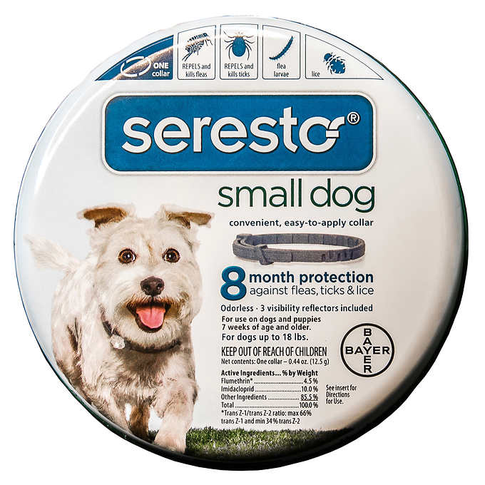Seresto Small Dog Flea & Tick 8 Month Prevention