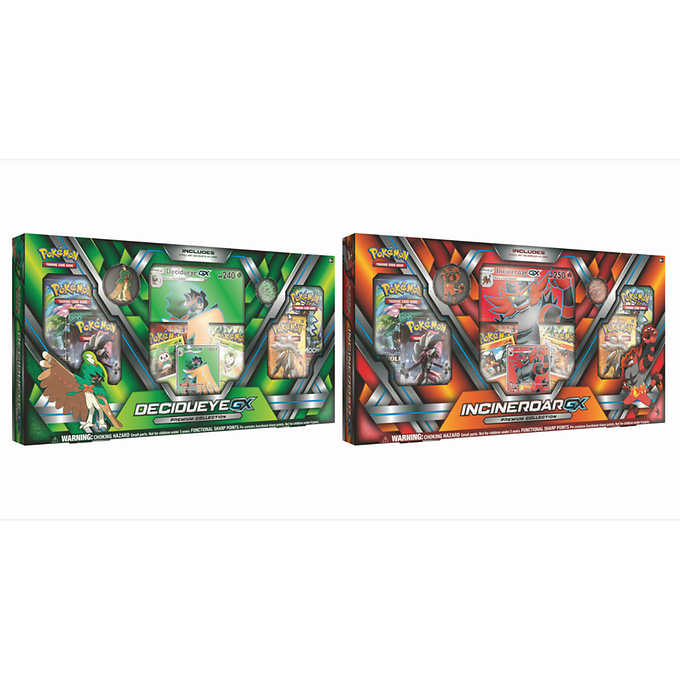 Pokmon Set of 2 Premium Collection Boxes: Decidueye-GX and Incineroar ExclusiveBuys.net Pokmon Set of 2 Premium Collection Boxes: Decidueye-GX and Incineroar ExclusiveBuys.net