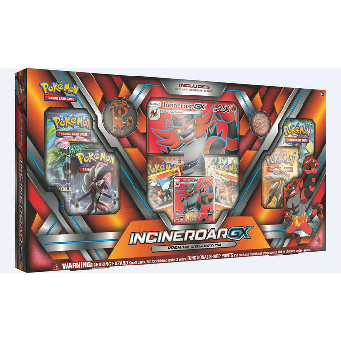 Pokémon Set of 2 Premium Collection Boxes: Decidueye-GX and Incineroar-GX