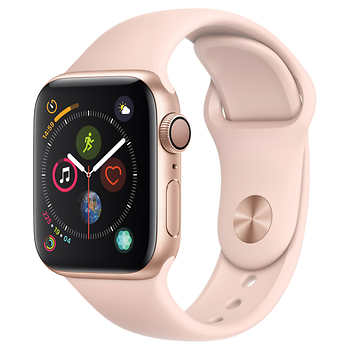 Apple Watch Series 4 GPS with Pink Sand Sport Band - 40mm - Gold