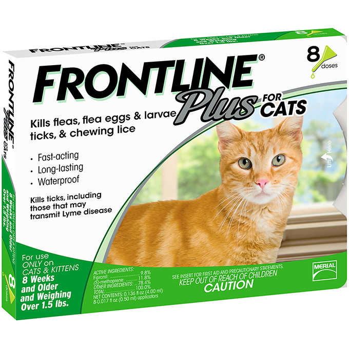 Frontline Plus Cat, 8 Single Doses