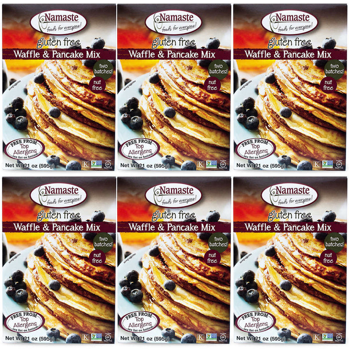Namaste Gluten Free Waffle & Pancake Mix 21 oz., 6-pack