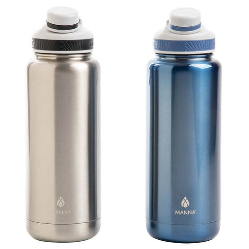 Manna Ranger Pro 40 oz Water Bottle, 2-pack