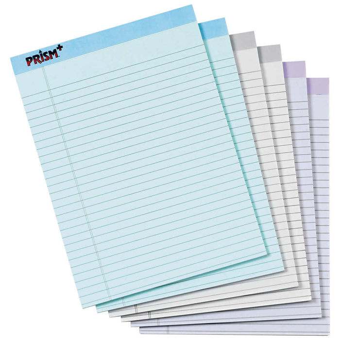 TOPS Prism+ Legal Pad, Assorted Colors, 12-count