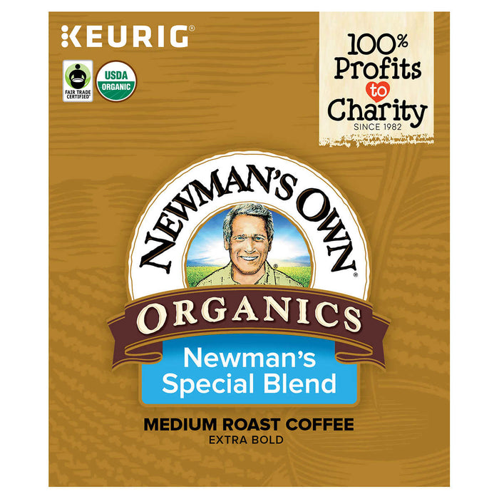 Newman's Own Organics Special Blend, Medium Roast, K-Cup Pods 100ct