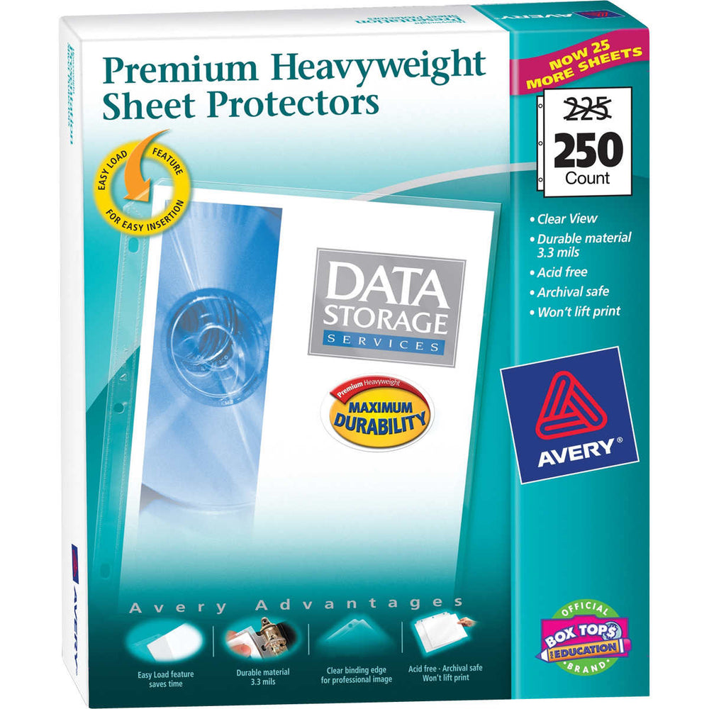 Avery Heavyweight Sheet Protector, 250-count