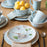 Fitz and Floyd Toulouse Blue 16-piece Dinnerware Set